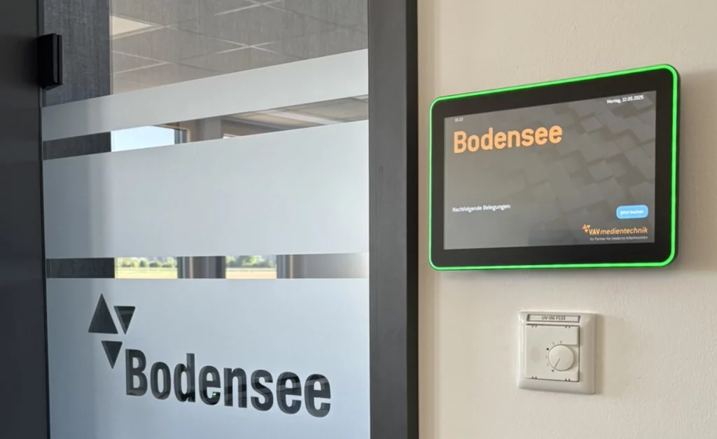 Digital Signage an unserem Raum Bodensee