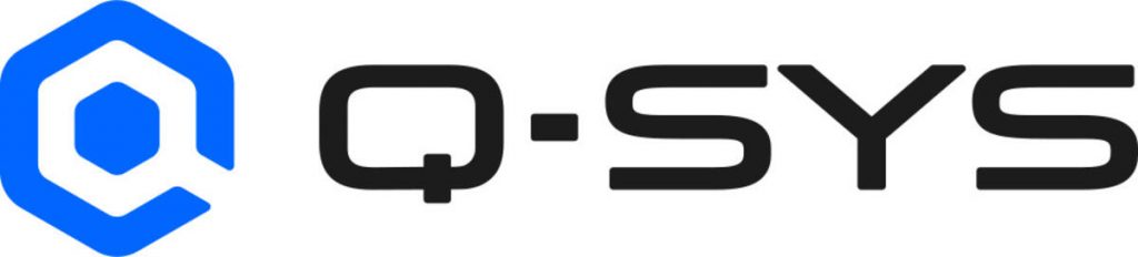Q-SYS logo RGB horizontal